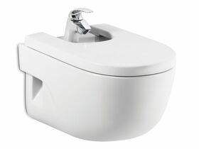 Meridian Wall Bidet & Cover 560mm 1 Taphole White