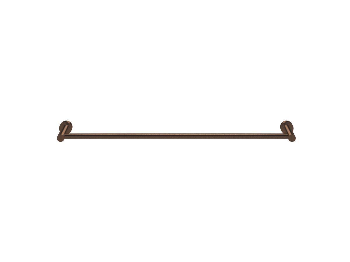 Sussex Scala Single Towel Rail 900mm LUX PVD Brushed Rare Bronze