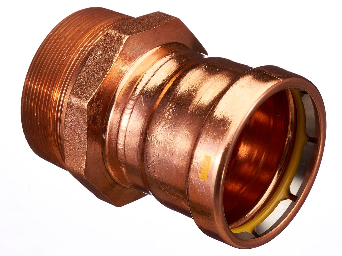 >B< Press Gas Male Coupling 80mm x 3" BSP"