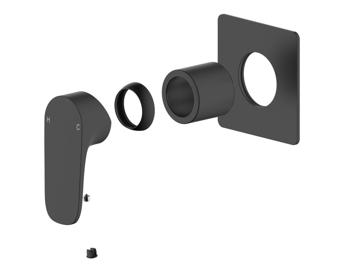 Mizu Silk Shower Mixer Kit Matte Black from Reece