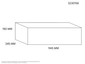 Kaden D3 R/Air Plenum 1145x345 190 deep