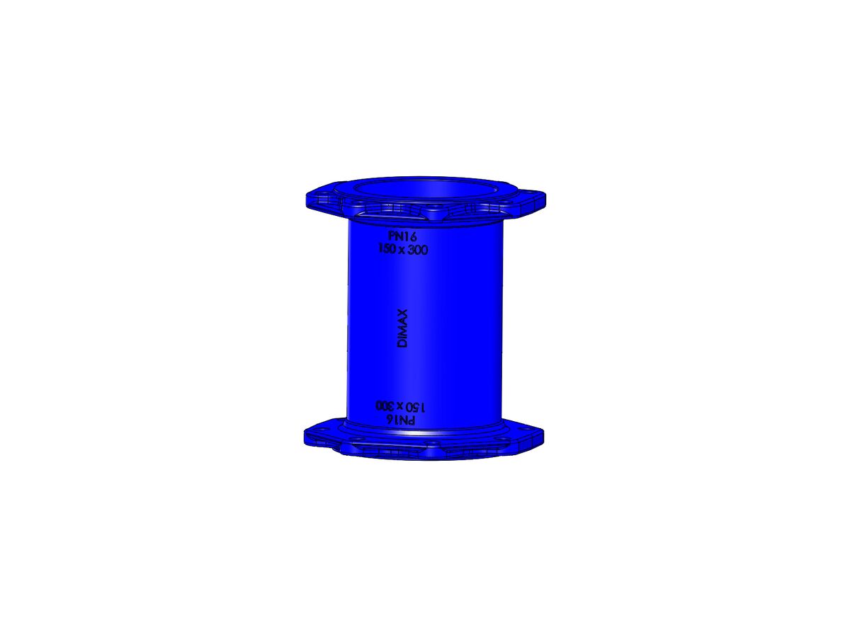 Dimax Ductile Iron Hydrant Riser (Flange x Flange) PN16 B5 150x 300mm