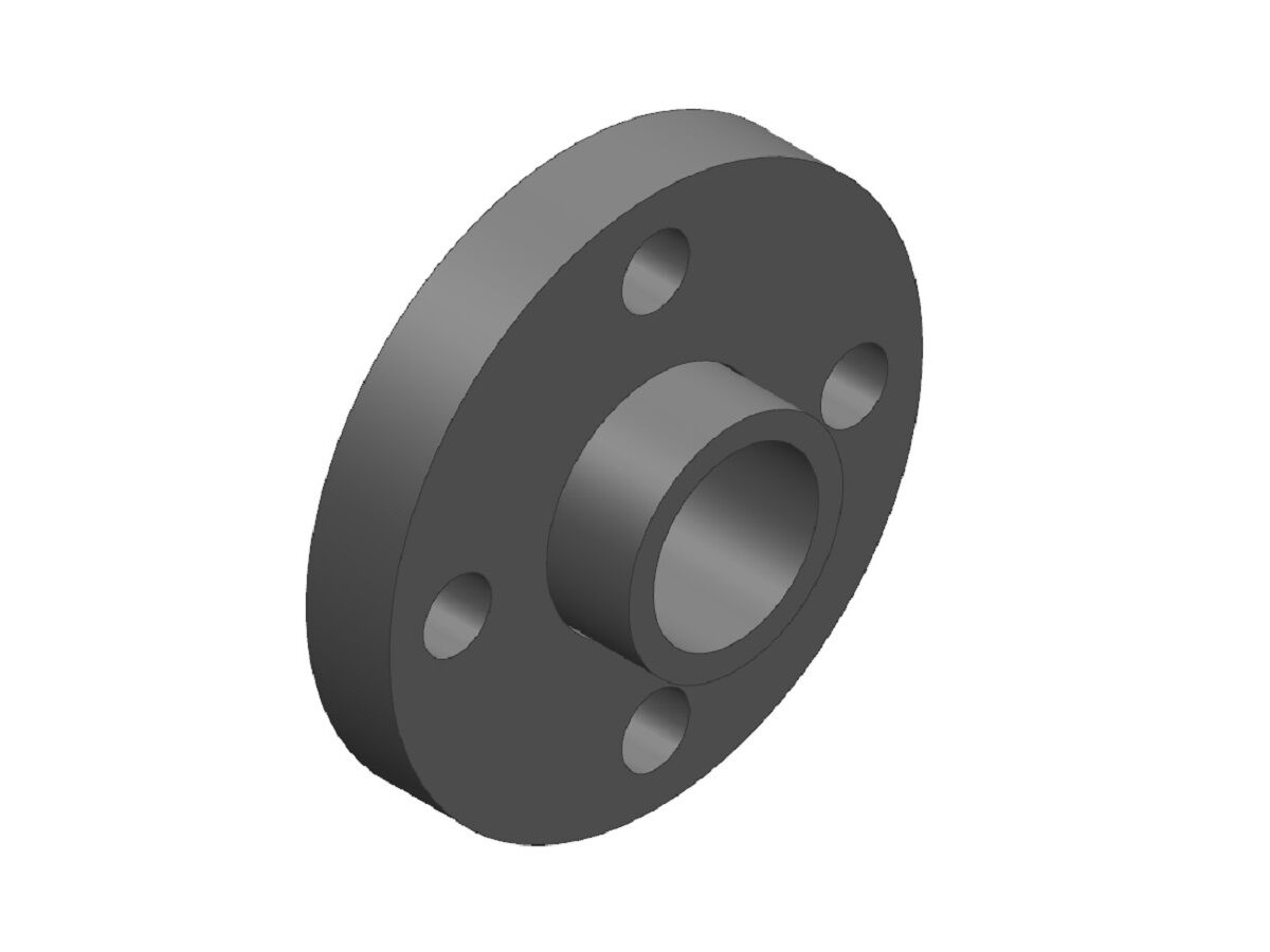 Schedule 80 PVCU Plain Female VanStone Flange ANSI150 100mm from Reece