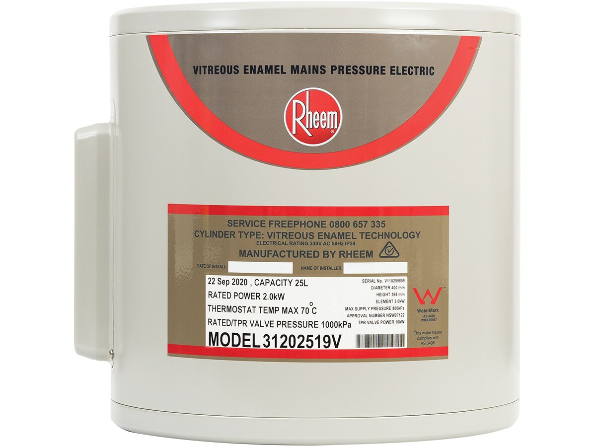Rheem Medium Pressure Cylinder