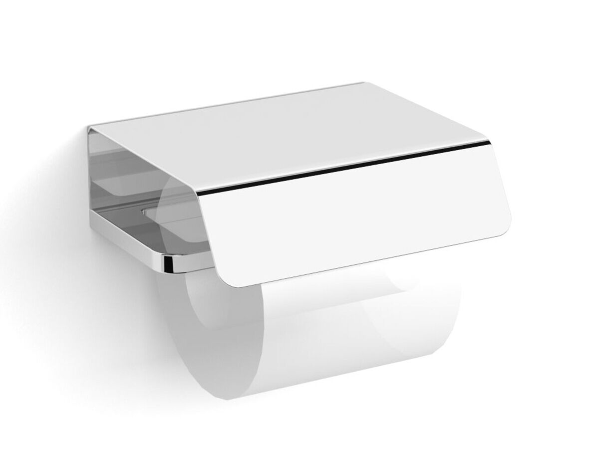 Milli Glance Toilet Roll Holder with Cover Chrome from Reece