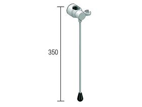 Caroma Care Comfort Powder Shower Slider Rod Stainless Steel