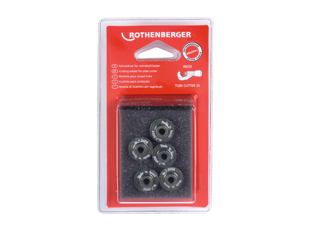 Rothenberger Inox Spare Cutter Wheel (Pack 5)