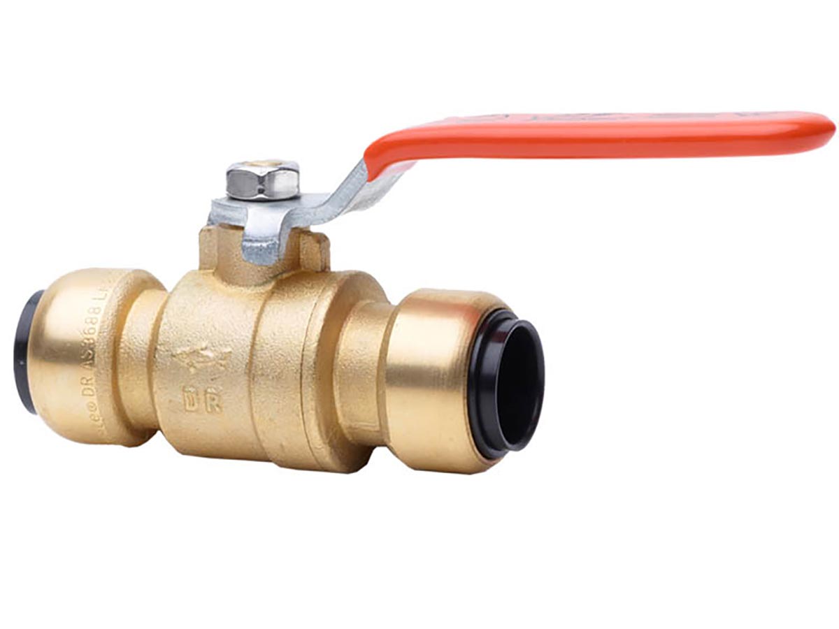 Sharkbite Copper Ball Valve Lever 1/2" x 1/2" from Reece