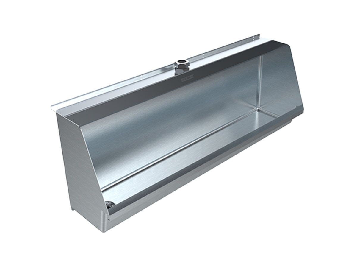 Britex Wall Hung Urinal Trough Stainless Steel