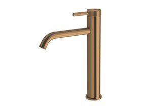 Hero - Milli Etch Extended Height Basin Mixer Tap Brushed Bronze (6 Star)