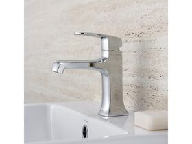 Caroma Pillar Basin Mixer Chrome (5 Star)