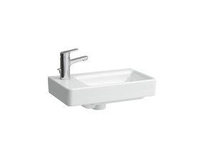 LAUFEN Pro S Wall/Counter Basin Right Hand Basin 1 Taphole with Overflow 480x280
