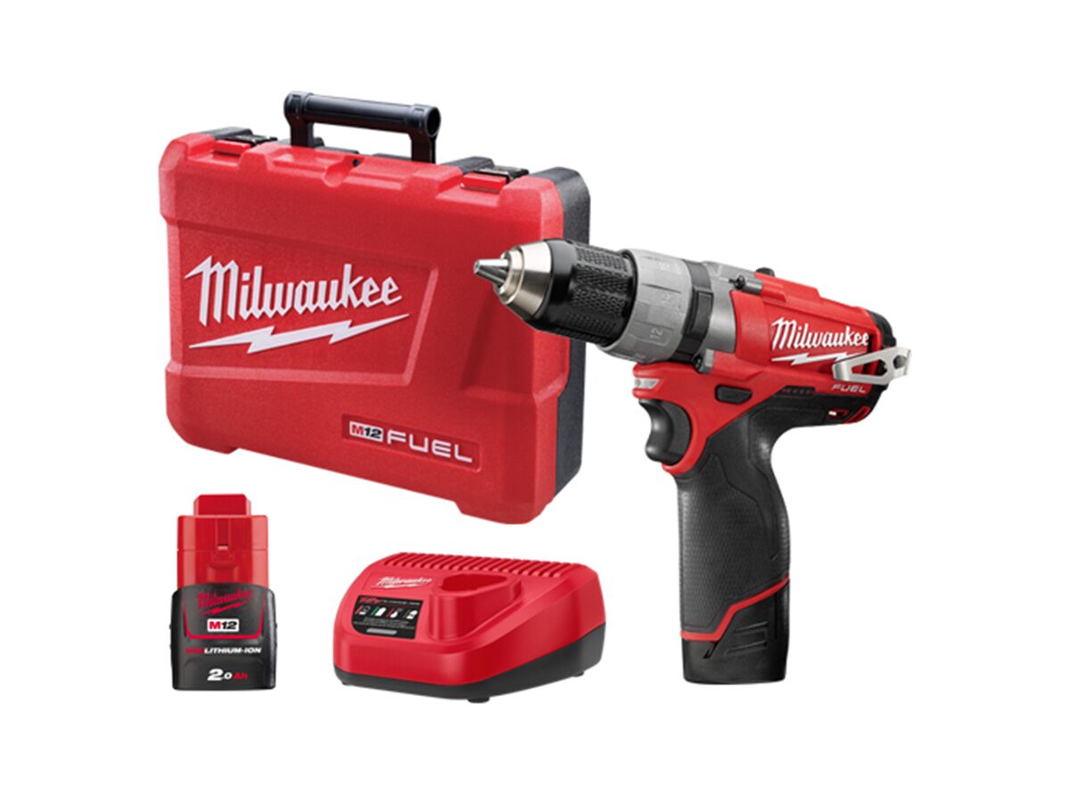 Milwaukee M12 Hammer Drill Driver Kit from Reece