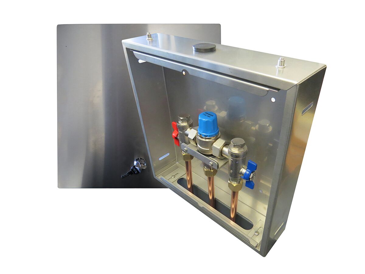 Tomson Thermostatic Mixing Valve T160 with Stainless Steel Lockable