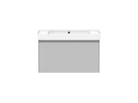 Roca Ona Vanity All Drawer Single Centre Bowl 800mm Matte Grey