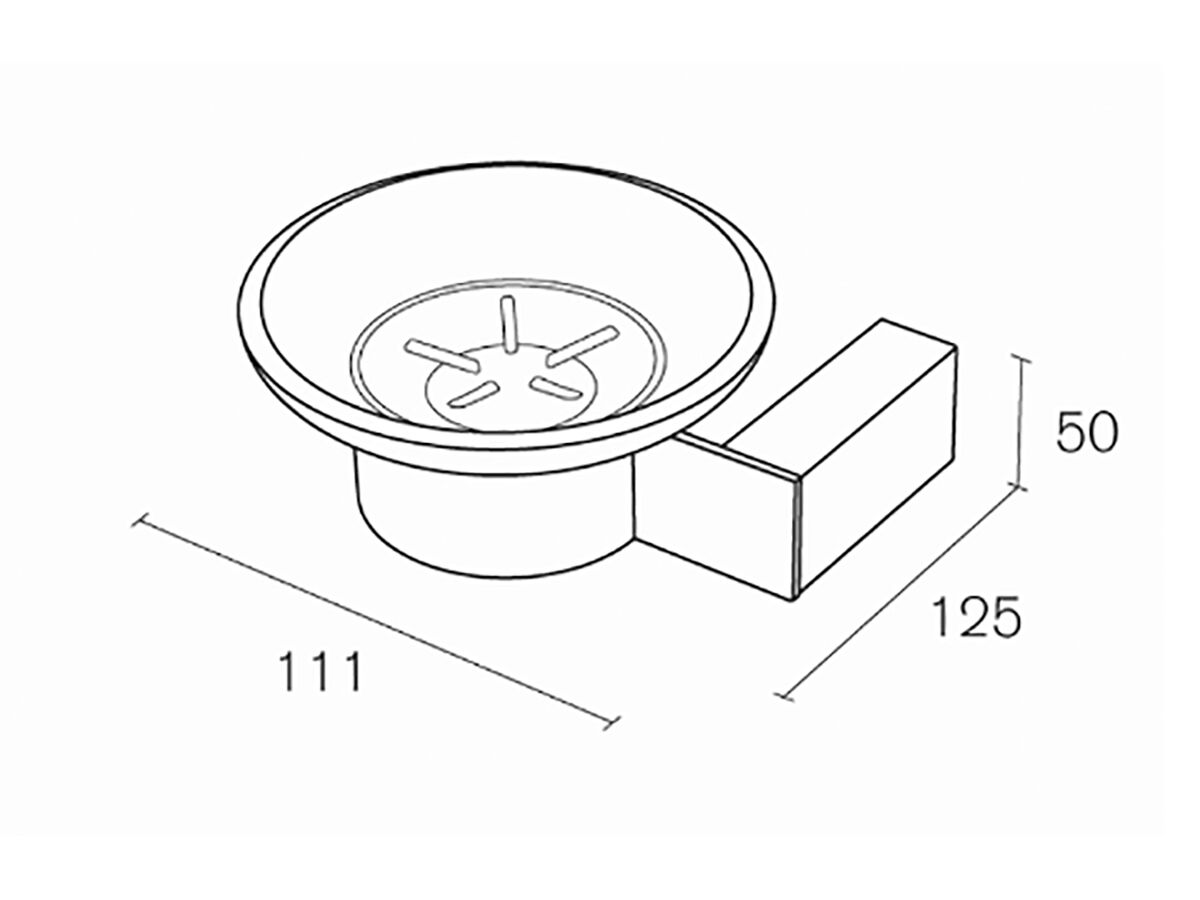Heirloom Mainz Soap Dish Chrome from Reece