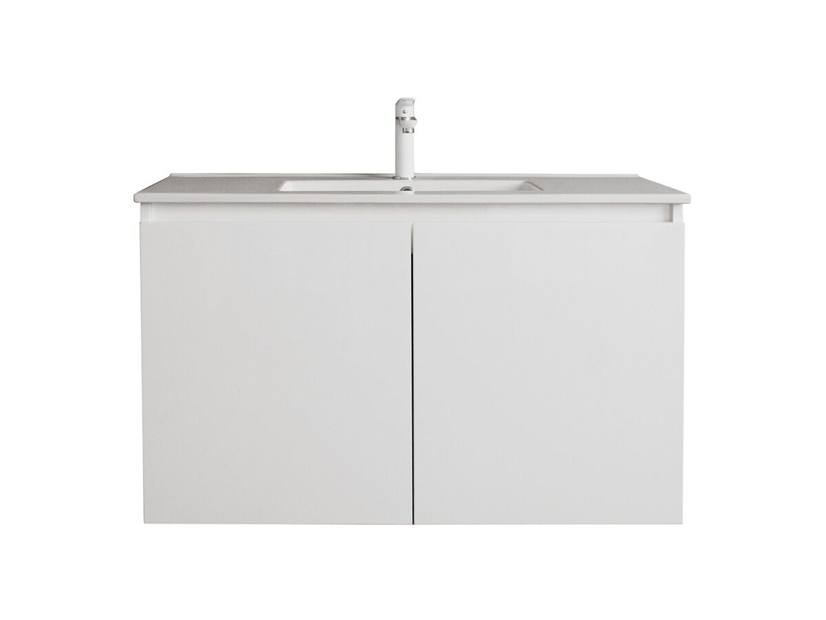 Posh Domaine Ensuite 900mm Wall Hung Vanity Unit 1 Door 1 Drawer from Reece