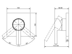 GROHE Lineare Shower / Bath Mixer Trimset Chrome