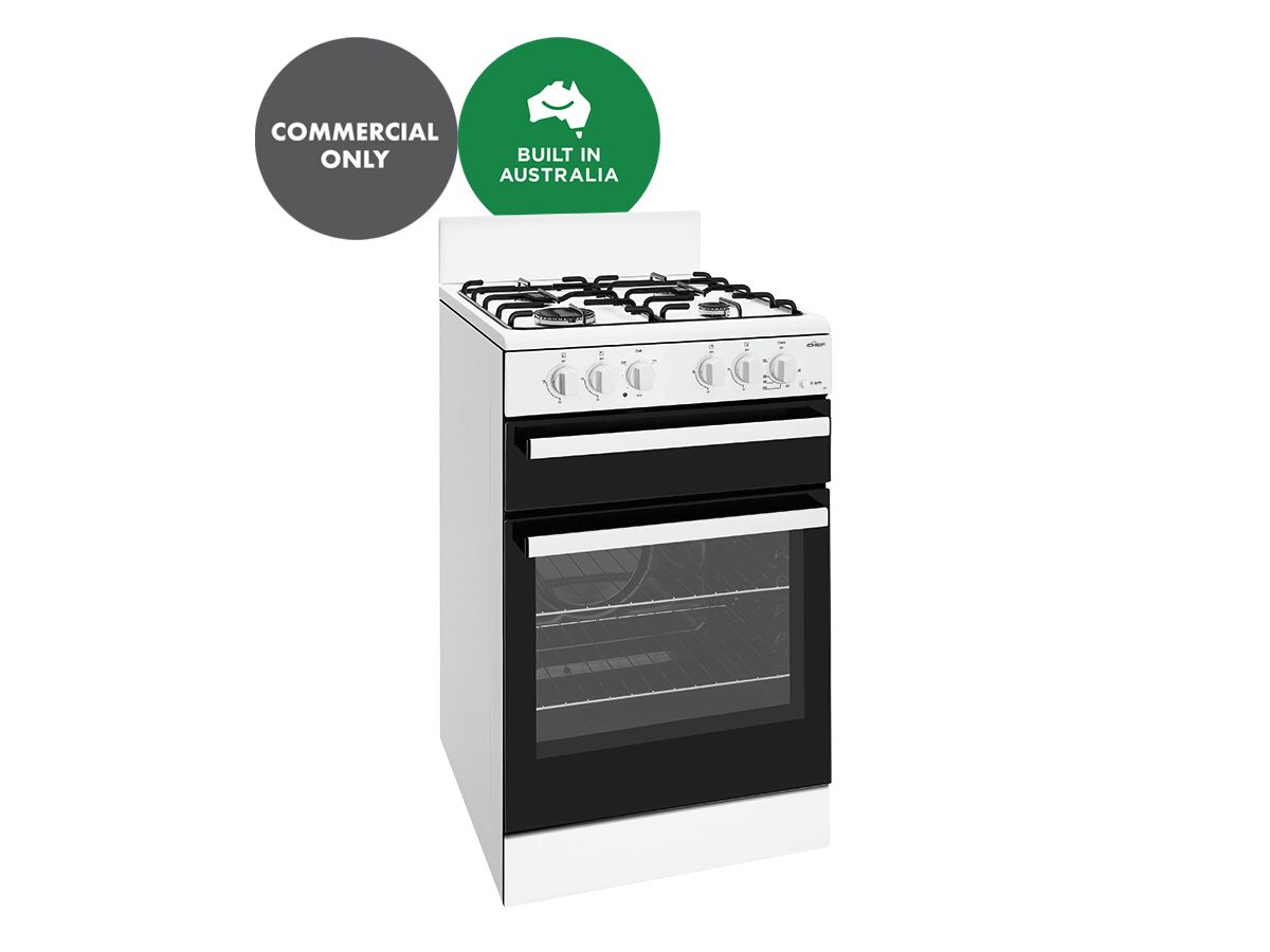 Chef CFG505WB Freestanding Gas Oven 54cm