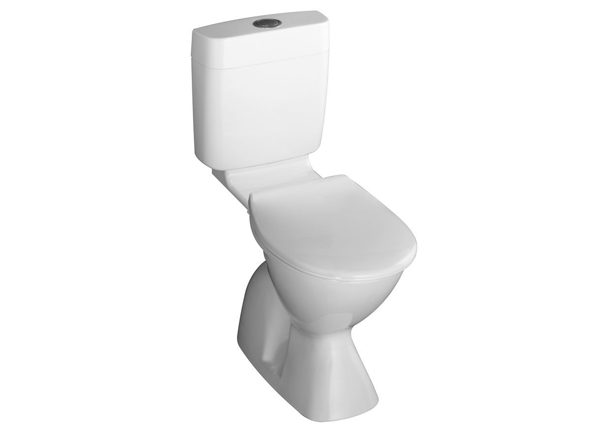 Posh Solus Concorde Concealed S Trap Toilet Suite White (4 Star)