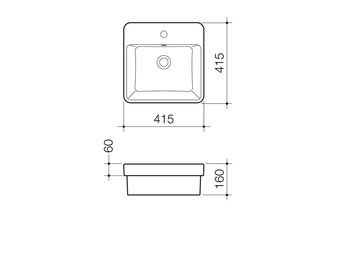 Carboni Seamless Inset Vanity Basin Overflow 1 Taphole White