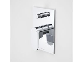 Caroma Track Bath / Shower Mixer with Diverter Chrome