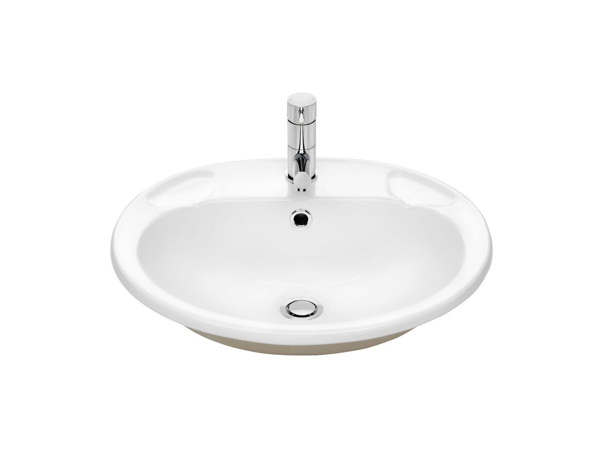 Stylus Symphony 1 Taphole Vanity Basin White
