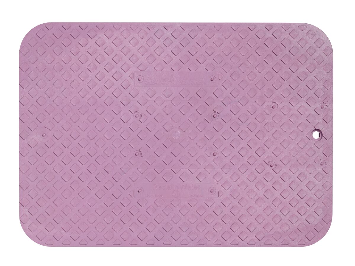 Rain Bird Jumbo 12" Valve Box with Purple Lid from Reece