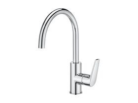 Posh Solus MK3 Gooseneck Sink Mixer Chrome (4 Star)