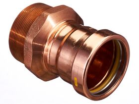 >B< Press Gas Male Coupling 65mm x 2 1/2" BSP"