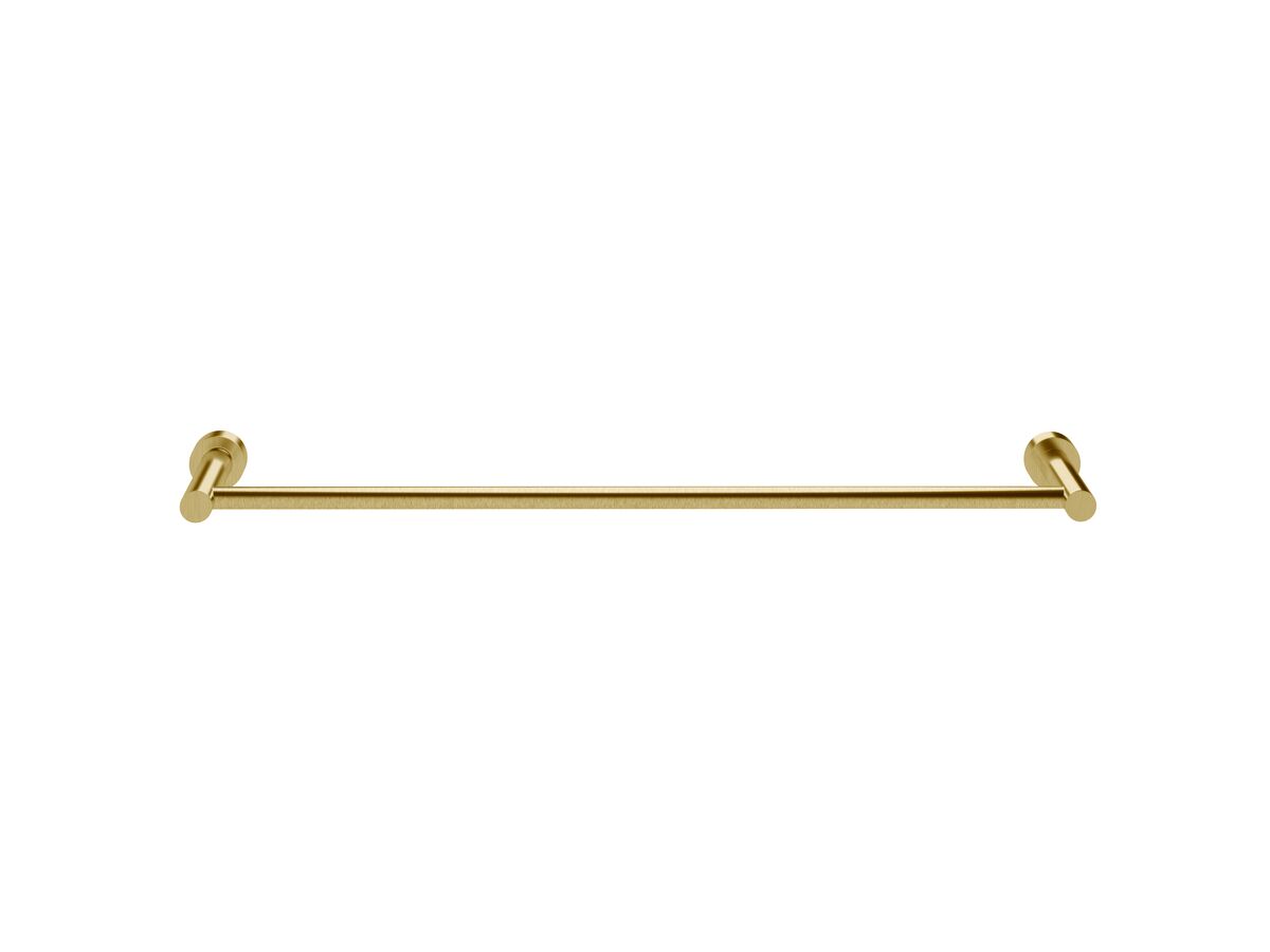 Scala Single Towel Rail 700mm LUX PVD Brushed Pure Gold