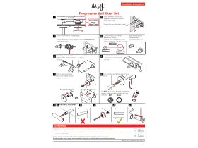 Installation Instructions - Milli Etch Progressive Wall Mixer Set