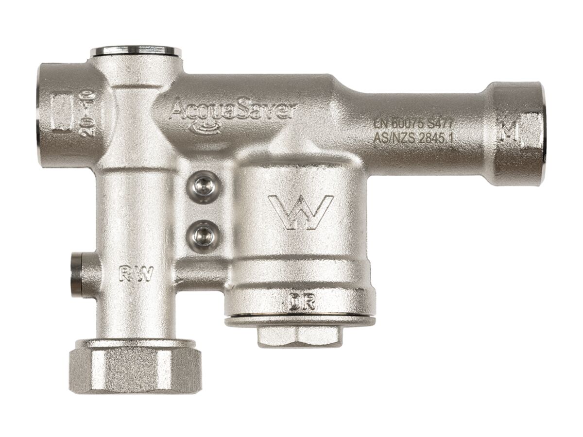 Reefe Acquasaver RM1600-2 Rain to Mains Changeover Valve 20mm Watermarked