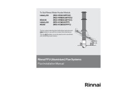 Installation Instructions - Rinnai Commercial Continuous Flow HD28 Internal