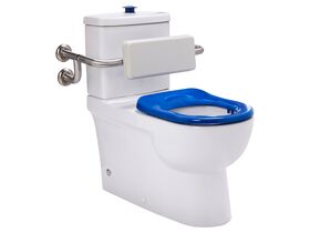 Life Assist Care Rimless Flush To Wall Special Needs Toilet Suite with Backrest