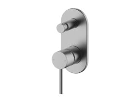 Mizu Drift Shower Mixer with Diverter Brushed Gunmetal