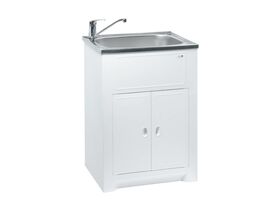 Milena Solo Polymer Cabinet & Bowl Stainless Steel