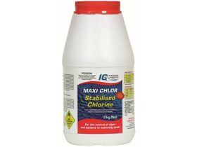 IQ Maxi Chlor Stabilised Granular Chlorine Salt Boost 2kg
