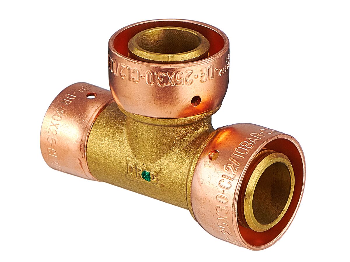 Auspex Tee 25mm x 20mm x 25mm