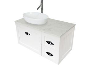 Kado Era Wall Hung Vanity Unit 1 Door & 2 Drawers No Basin 900mm