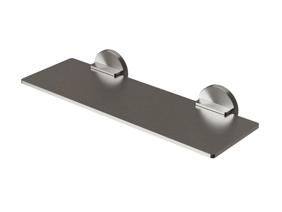 Hero - Milli Marq Edit Metal Shower Shelf Brushed Gunmetal