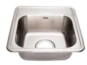 Tap holes punched to suit (1, 2 or 3) 304 grade satin finish stainless steel 90mm plug and waste outlet hole Fixing clips and sealing strip provided