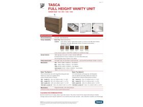 Technical Guide - Tasca Full Vanity Unit