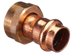 >B< Press Water Straight Tap Connector 20mm x 20mm