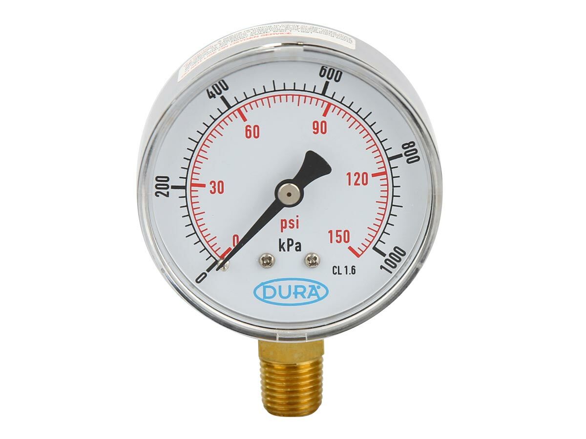 Dura Pressure Gauge Dry BE 1000kPa
