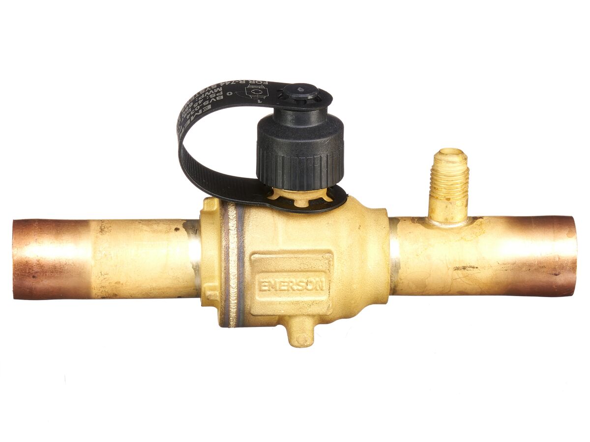 Emerson Ball Valve With Access Port 34 Solder Connection Bvs 034 From