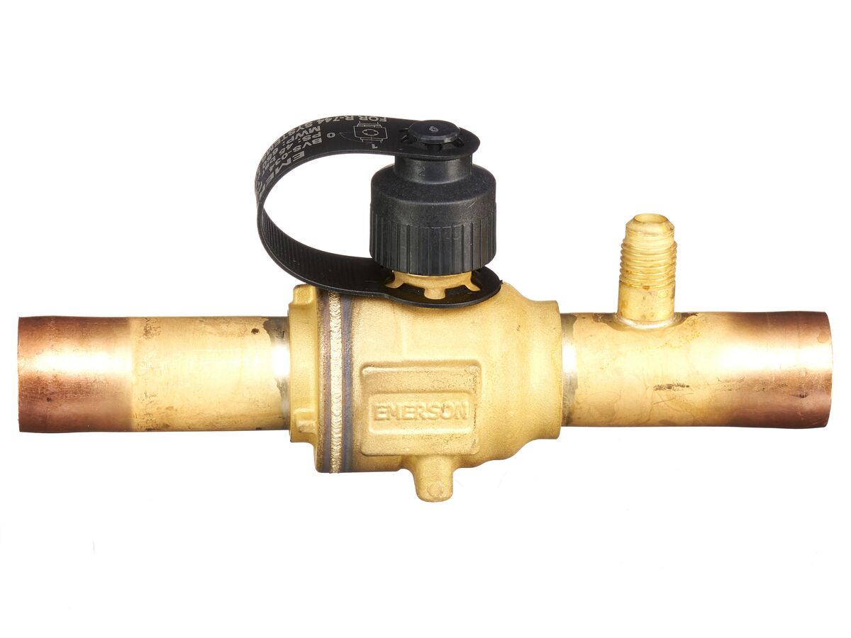 Emerson Ball Valve With Access port 3/4" Solder Connection BVS034 from
