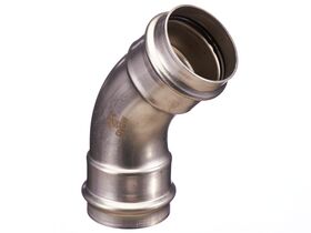 >B< Press Stainless Steel Elbow 45 Degree x 54mm