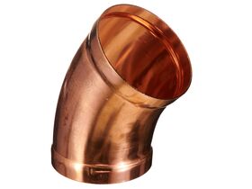 Ardent Copper Bend High Pressure 150mm x 45 Degree x 1.5 Degree Radius