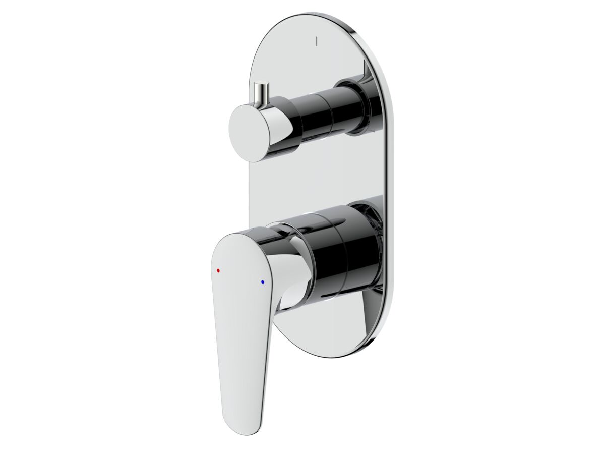 Hero - Posh Solus Shower Mixer Tap with Diverter Chrome